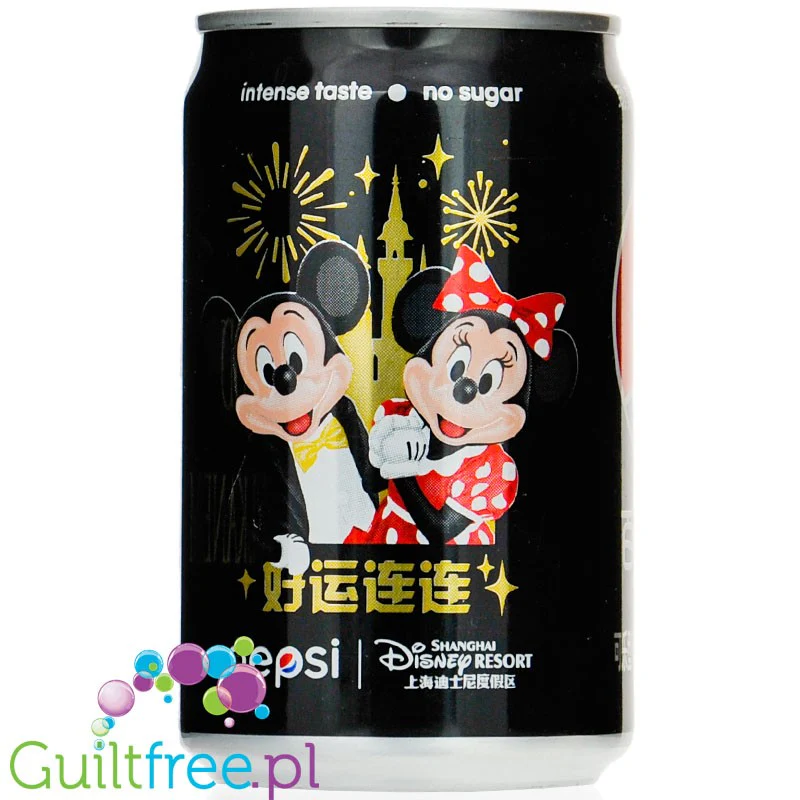 Pepsi Mini Disney Limited (China) - Pepsi bez cukru mini puszka, chińska edycja limitowana