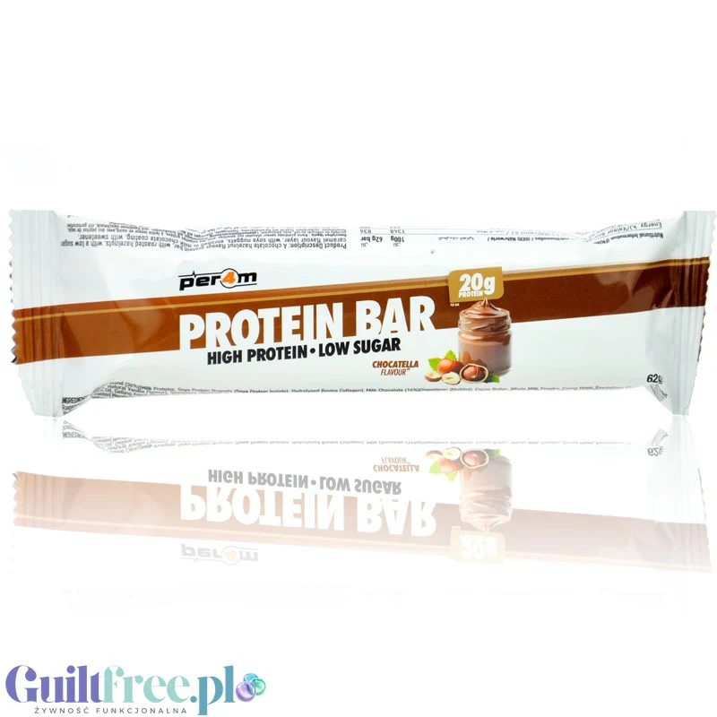 Per4m Protein Bar Chocatella - baton białkowy 20g białka, smak krem czekoladowy z orzechami