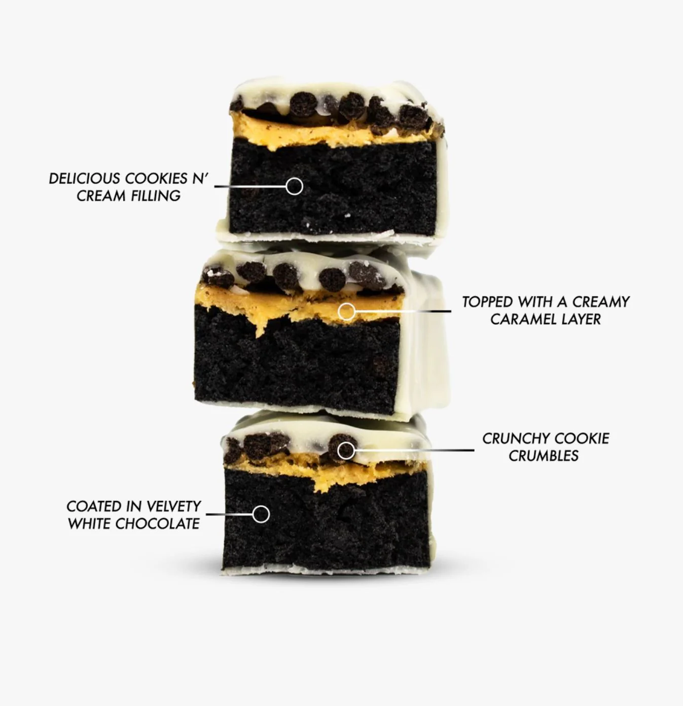 Per4m Protein Bar Cookies n' Creme - baton białkowy 20g białka, smak ciasteczek z kremem w czekoladzie - Image 2