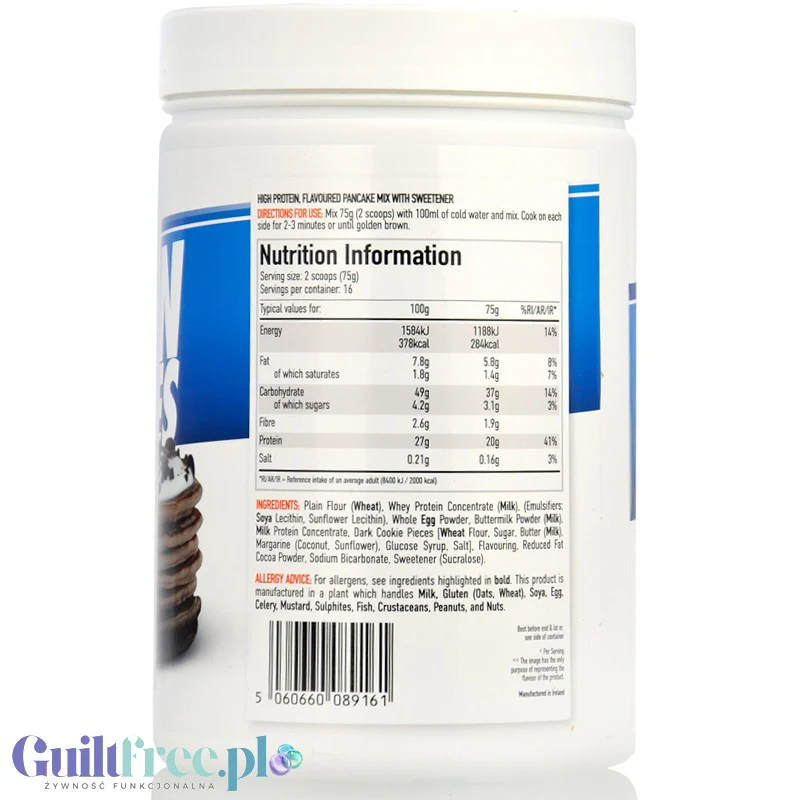 Per4m Protein Pancakes Cookies 'n' Creme 1,2kg - naleśniki proteinowe z kawałkami ciasteczek - Image 3