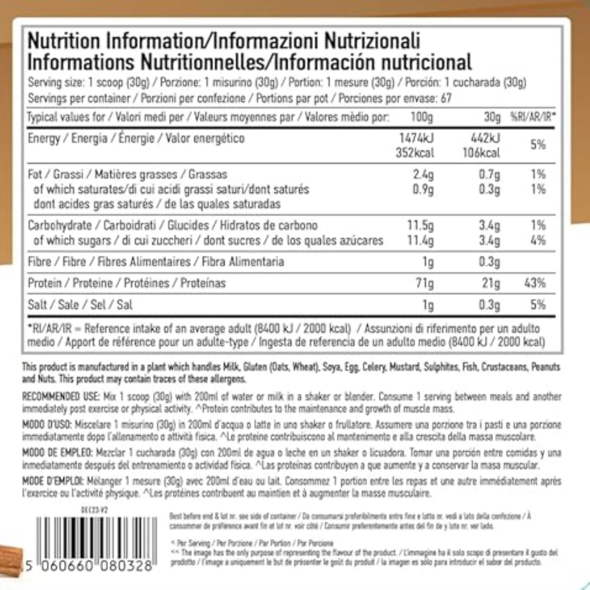 Per4m Whey Advanced Protein Cinnamon Donut 2kg - gęsta odżywka białkowa WPC, WPI & MPC, Cynamonowy Donut - Image 2