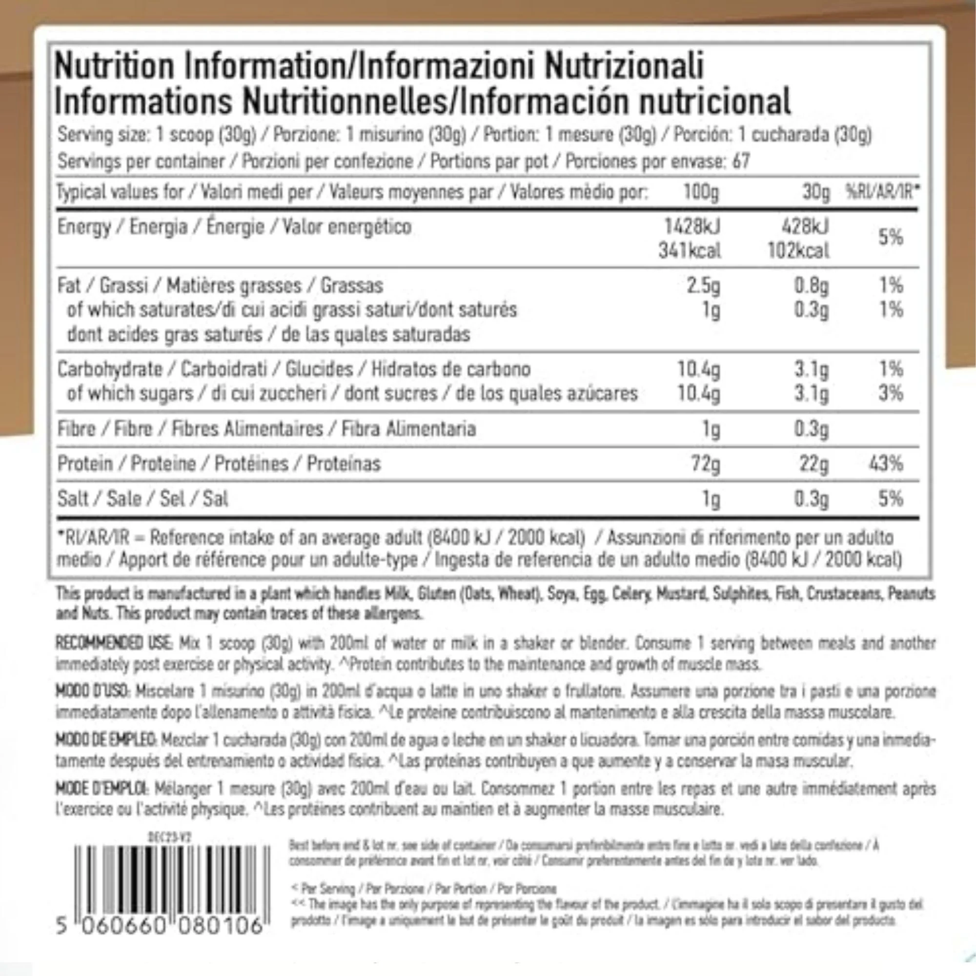 Per4m Whey Advanced Protein Salted Caramel 2kg - gęsta odżywka białkowa WPC, WPI & MPC - Image 3