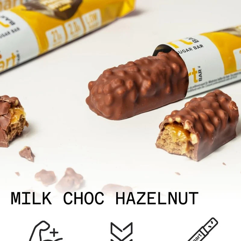 Phd Smart Bar Milk Choc Hazelnut - baton proteinowy bez cukru z karmelem, czekoladą i orzechami - Image 3