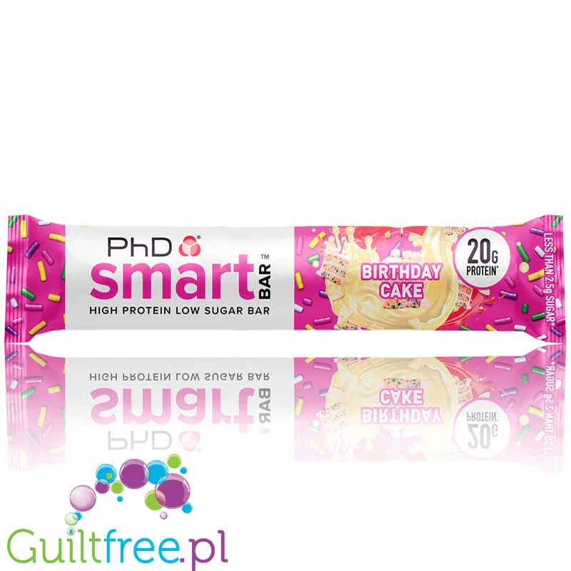 Phd Smart Birthday Cake - baton proteinowy bez cukru - Image 2