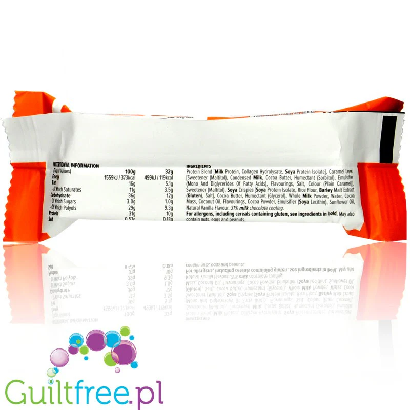 Phd Smart Choc & Peanut Butter - baton proteinowy 10g białka & 119kcal - Image 2