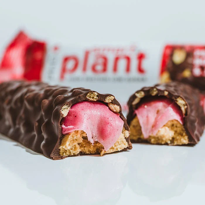 Phd Smart Plant Peanut Butter Jelly - wegański baton proteinowy bez cukru, Ciemna Czekolada, Masło Orzechowe & Truskawki - Image 5