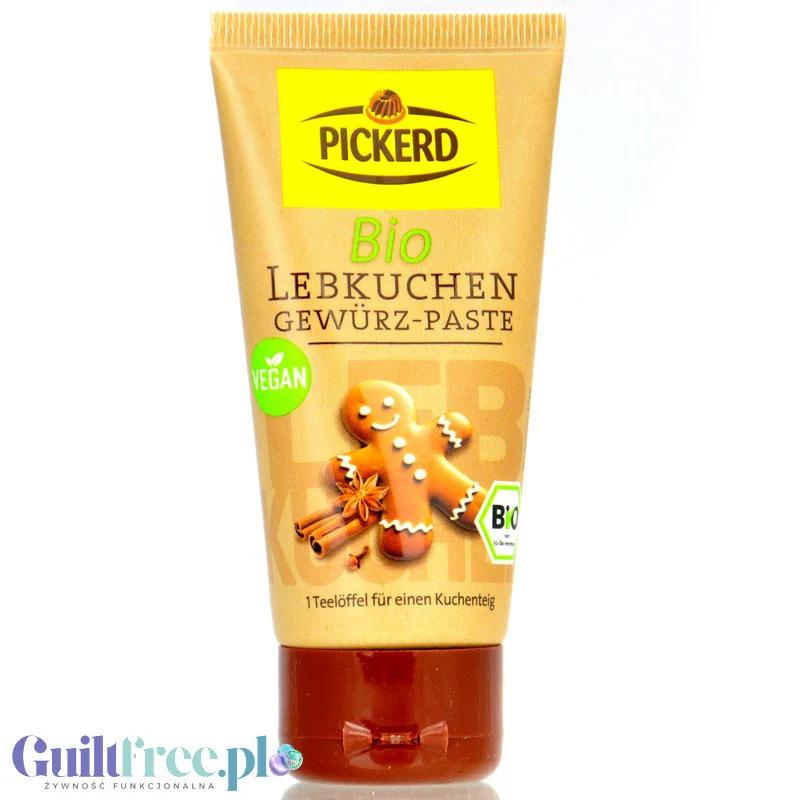 Pickerd Bio Lebkuchen Gewürz-Paste - wegańska pasta piernikowa z syropem z agawy