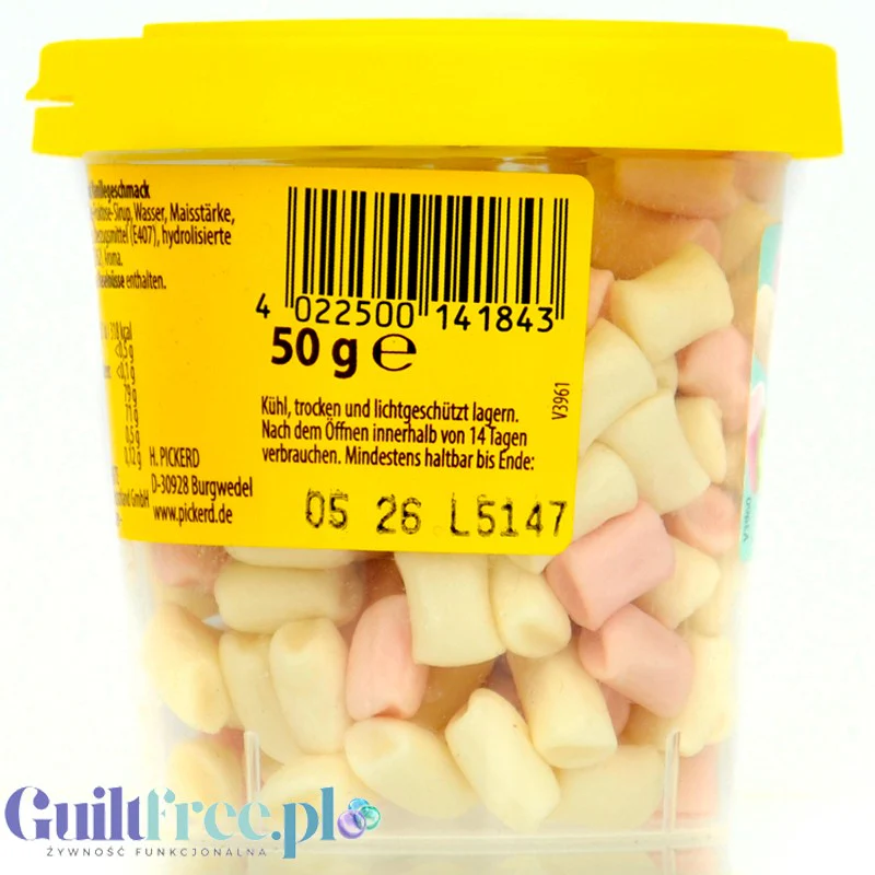 Pickerd Veggie Marshmallow Minis - ozdobne wegańskie pianki marshmallow - Image 2