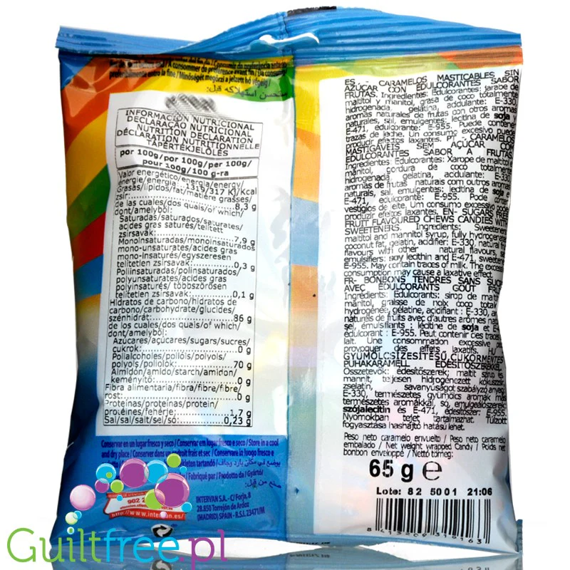 Pictolin Blanditos Tropical 65g - miękkie cukierki bez cukru do żucia - Image 2
