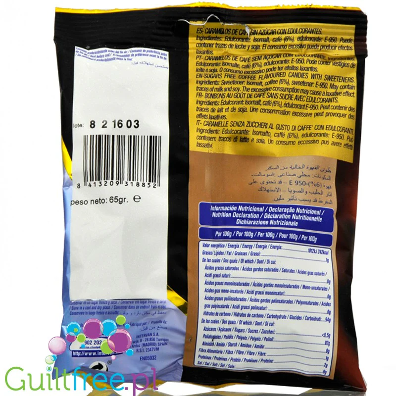 Pictolin Cafe Dry Espresso 65g - intensywnie kawowe cukierki bez cukru - Image 2