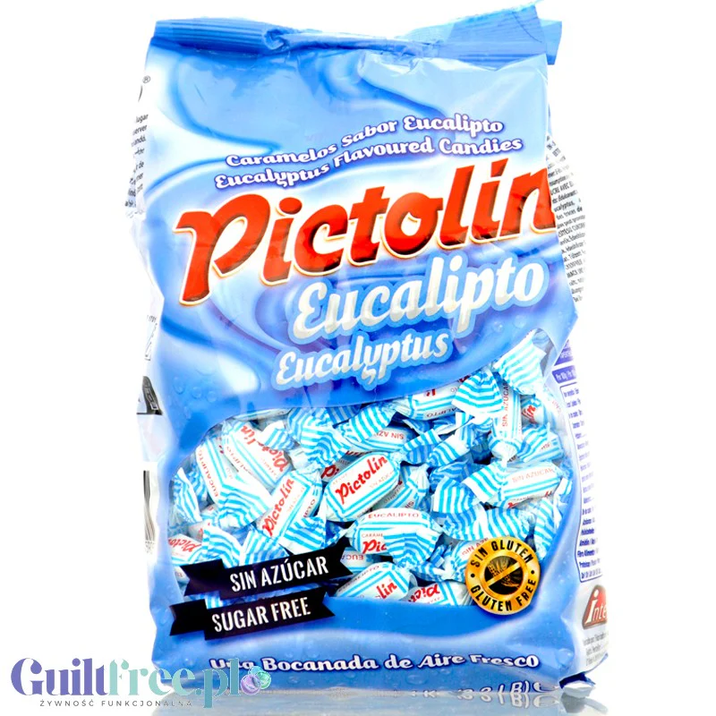 Pictolin Eucalipto 1kg - eukaliptusowo-miętowe cukierki bez cukru