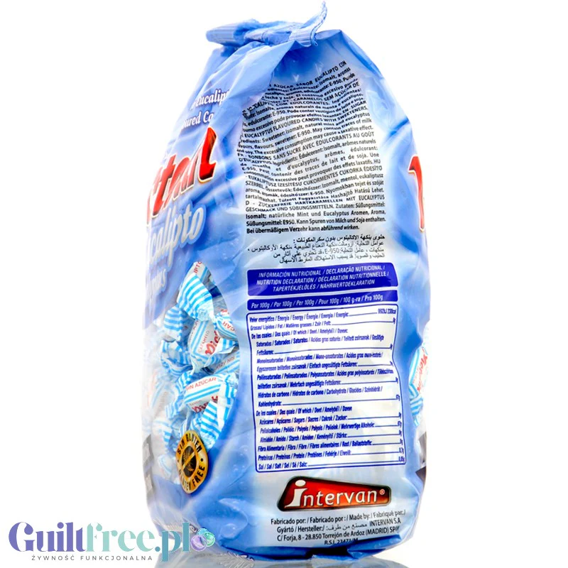 Pictolin Eucalipto 1kg - eukaliptusowo-miętowe cukierki bez cukru - Image 2