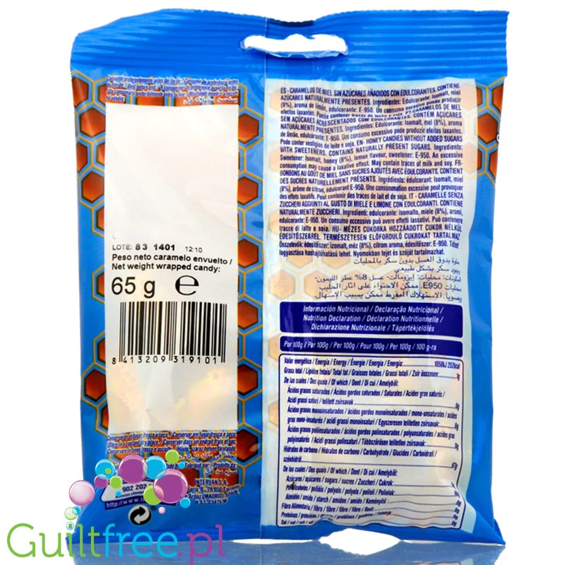 Pictolin Miel & Limon 65g - miodowo-cytrynowe cukierki bez cukru - Image 2