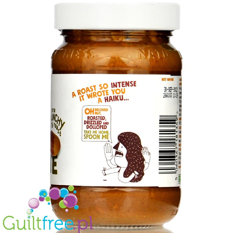 Pip & Nut Ultimate Crunchy Dark Roast Peanut Butter - mocno prażone masło orzechowe crunchy - Image 5
