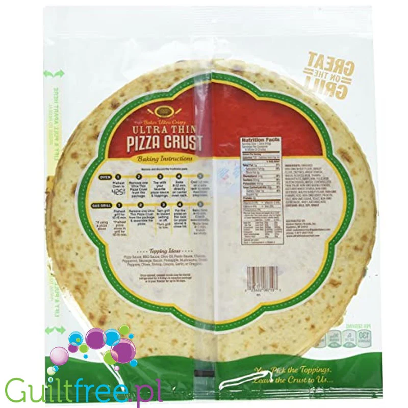 Golden Home Ultra Thin Crust Pizza - spody do pizzy proteinowej 18g białka & 8g węglowodanów - Image 4