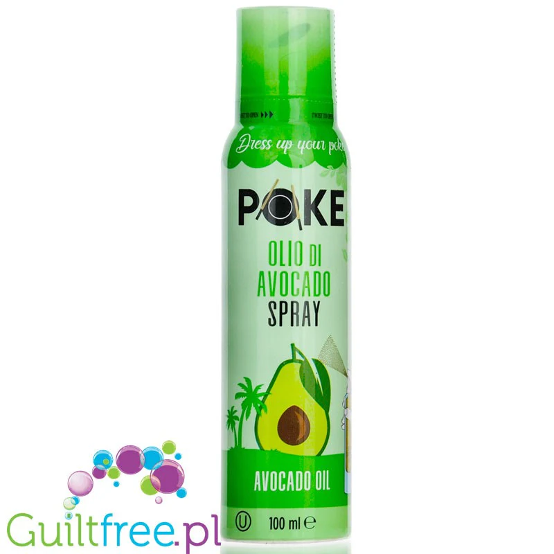 Poke Olio di Avocado Spray - meksykański olej z awokado 100% w spray'u bez gazów wypychajacych