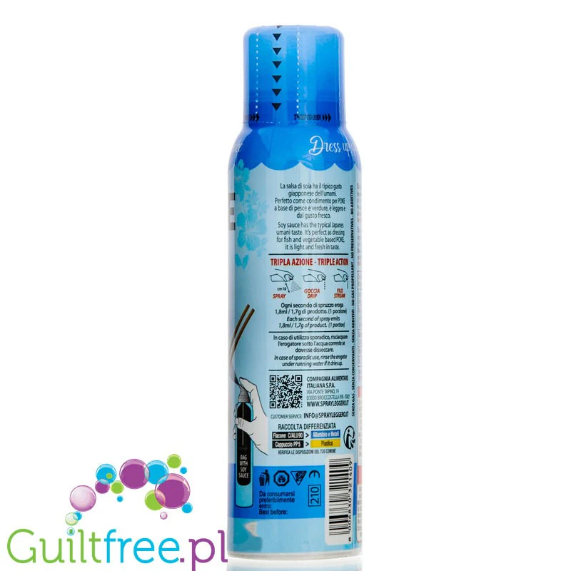 Poke Salsa di Soia Spray - bezglutenowy sos sojowy w spray'u do dań ciepłych i sałatek - Image 3