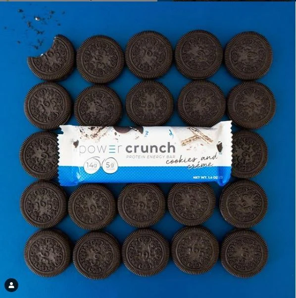 Power Crunch Cookies & Creme - proteinowy wafelek ze stewią 14 białka, Ciasteczka z Kremem - Image 3