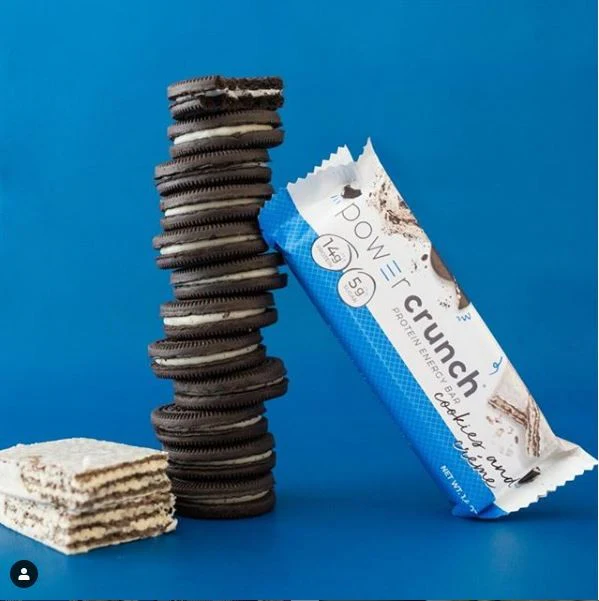 Power Crunch Cookies & Creme - proteinowy wafelek ze stewią 14 białka, Ciasteczka z Kremem - Image 4