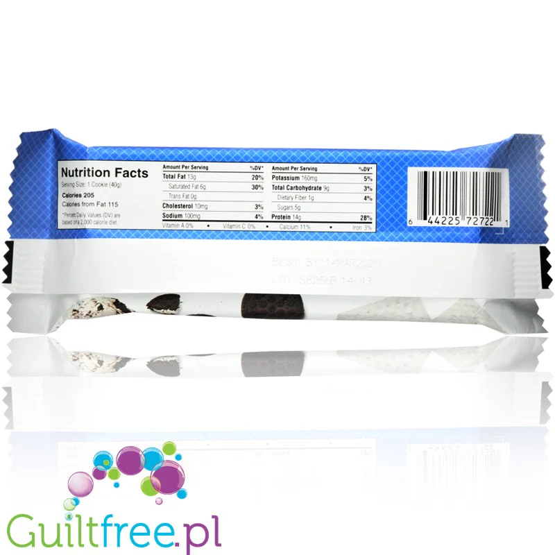 Power Crunch Cookies & Creme - proteinowy wafelek ze stewią 14 białka, Ciasteczka z Kremem - Image 7