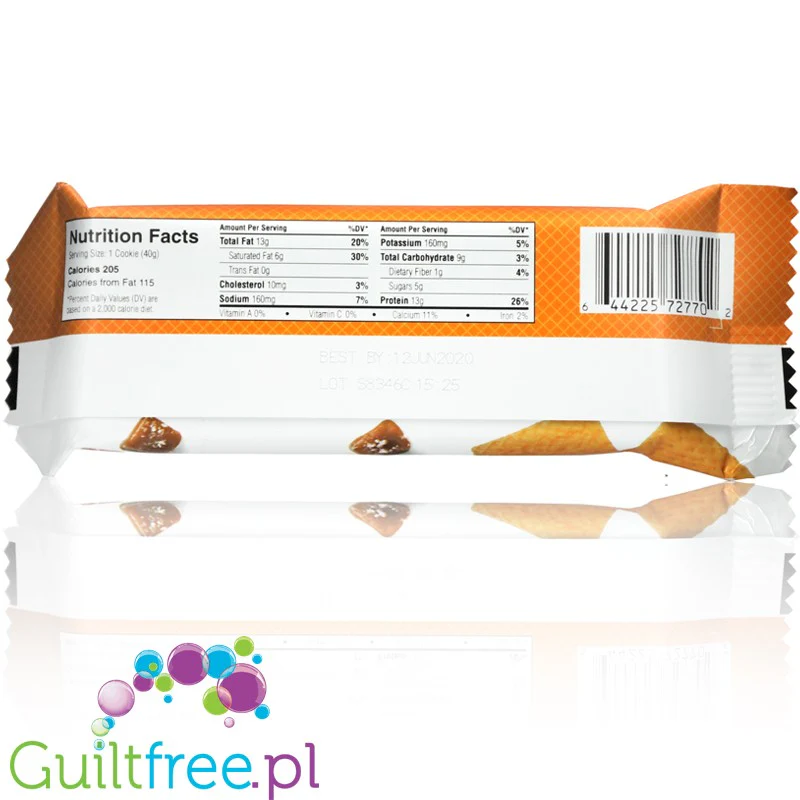 Power Crunch Salted Caramel - proteinowy wafelek ze stewią - Image 4