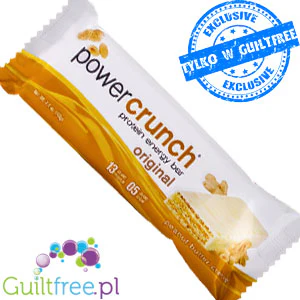 Power Crunch Peanut Butter Creme PUDEŁKO x 12 SZT - proteinowe wafelki ze stewią - Image 2