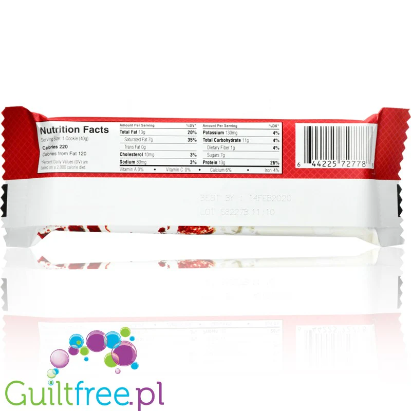 Power Crunch Red Velvet wafelek proteinowy z kremem - Image 4
