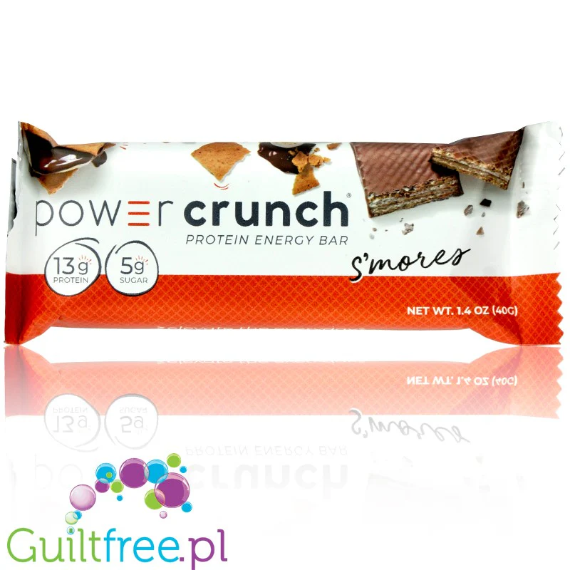 Power Crunch S'mores BOX x 12 - wafelek proteinowy z kremem - Image 3