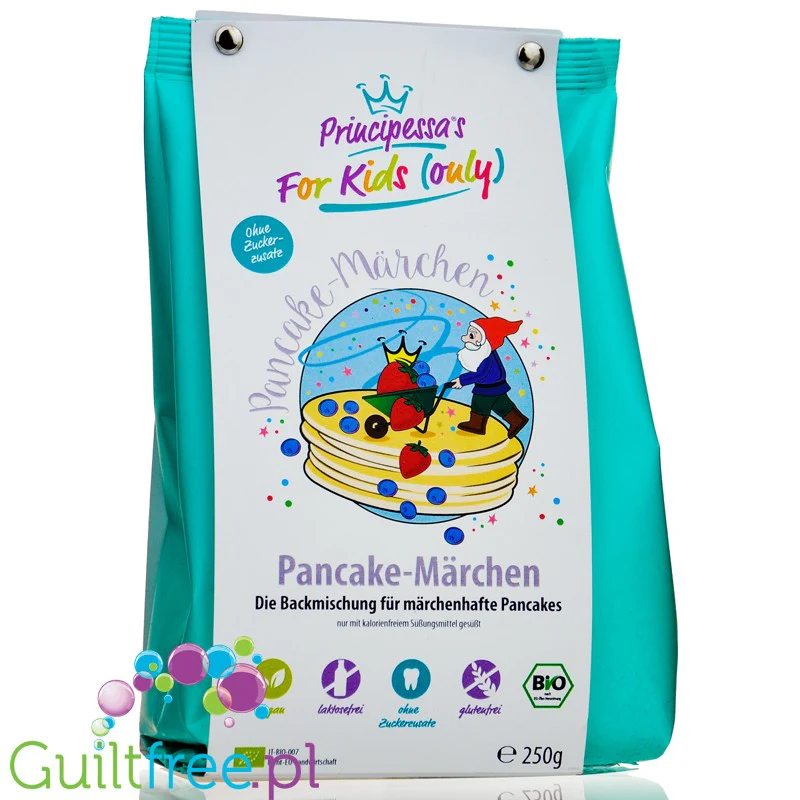 Principessa´s Pancake Fairy Tale Mix - mix do niskowęglowodanowych, wegańskich naleśników bez cukru, laktozy i glutenu