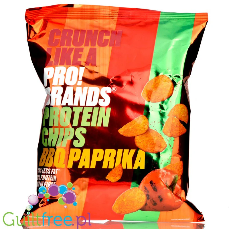 Pro!Brands ProteinPro Chips BBQ Paprika - paprykowe chipsy białkowe - Image 2