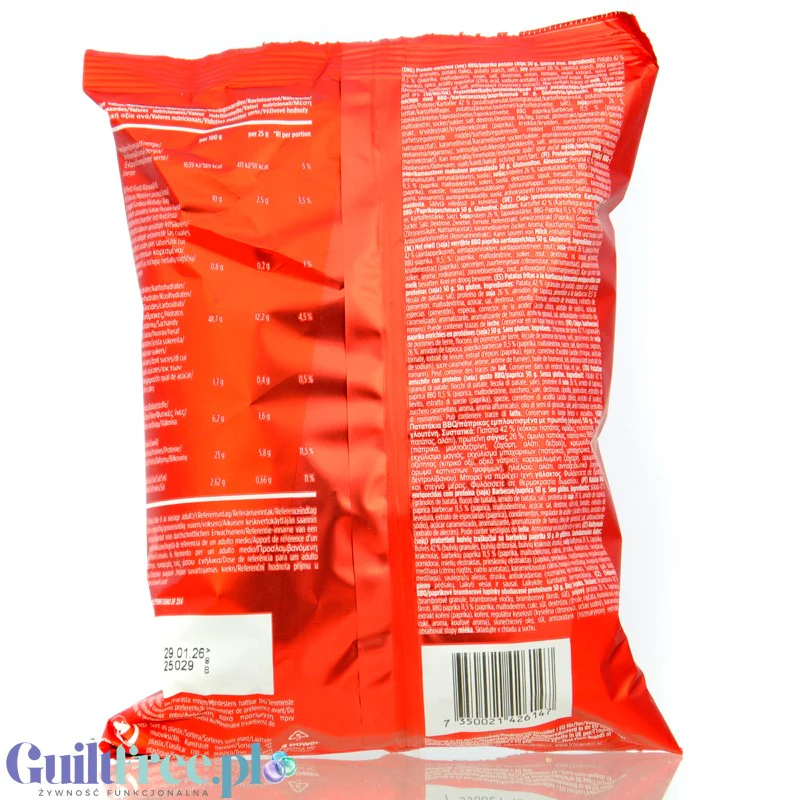Pro!Brands ProteinPro Chips BBQ Paprika - paprykowe chipsy białkowe - Image 3