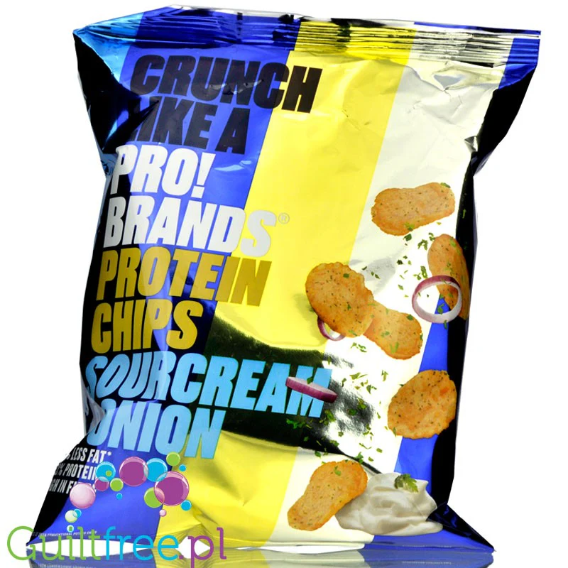 Pro!Brands ProteinPro Chips Sour Cream & Onion - chipsy białkowe Śmietanka & Cebulka - Image 2