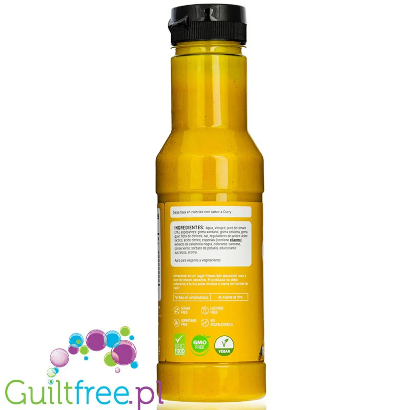 Profit Yummy Sauce Curry Zero - indyjski sos curry bez cukru i bez tłuszczu 6kcal - Image 2