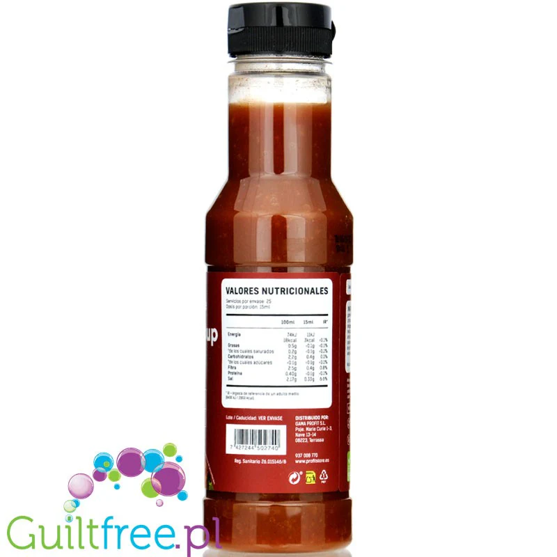 Profit Yummy Sauce Zero Curry Ketchup 18kcal - kanapkowy sos pomidorowy z curry bez cukru i tłuszczu - Image 2