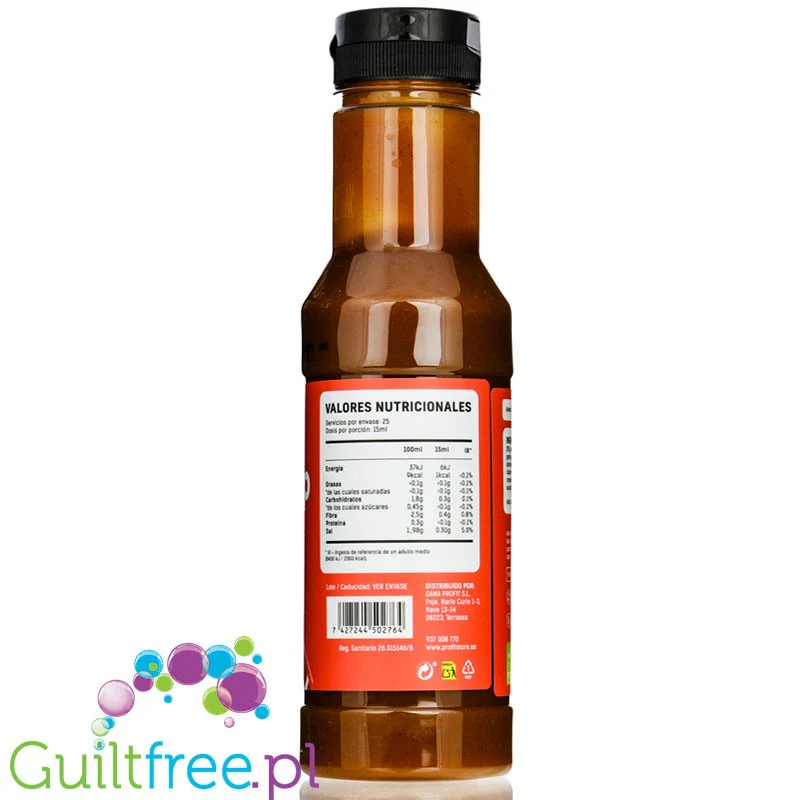 Profit Yummy Sauce Zero Ketchup 9kcal - kanapkowy sos pomidorowy bez cukru i tłuszczu - Image 2