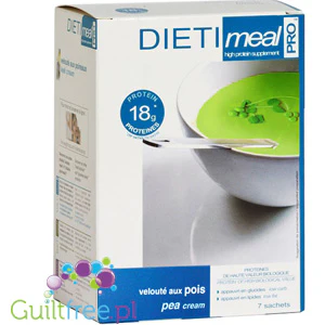Dieti Meal Proteinowa zupa-krem z zielonego groszku 18g białka & 4g węglowodanów - Image 2