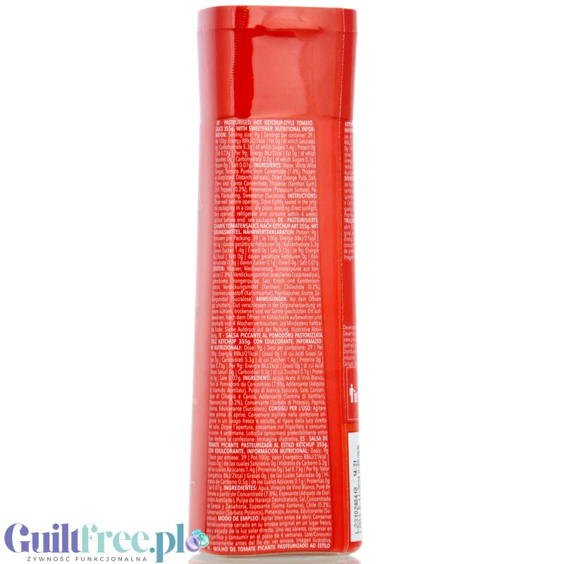 Prozis Hot Ketchup 21kcal - pikantny sos keczupowy bez cukru i tłuszczu - Image 3