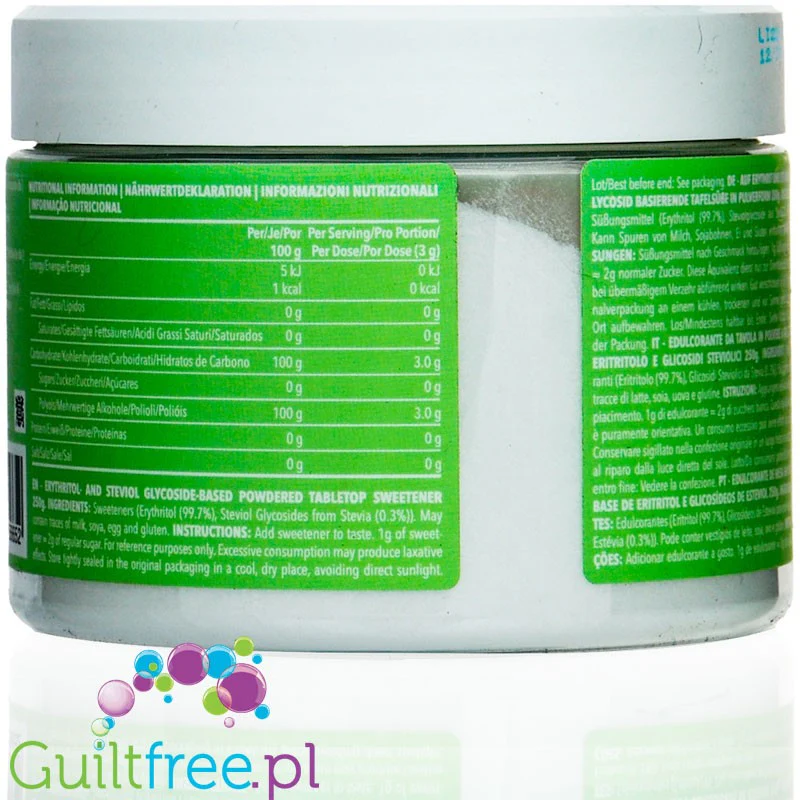 Prozis Keto Sweetener, Sugar Replacement 1:2 - keto substytut cukru bez kalorii - Image 2