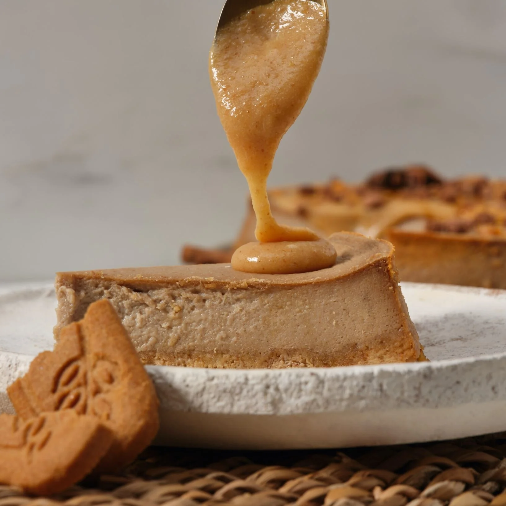 Prozis Protein Cheesecake Premix, Speculoos - proteinowa mieszanka sernikowa, 20 porcji, 130kcal & 14g białka w kawałku - Image 3