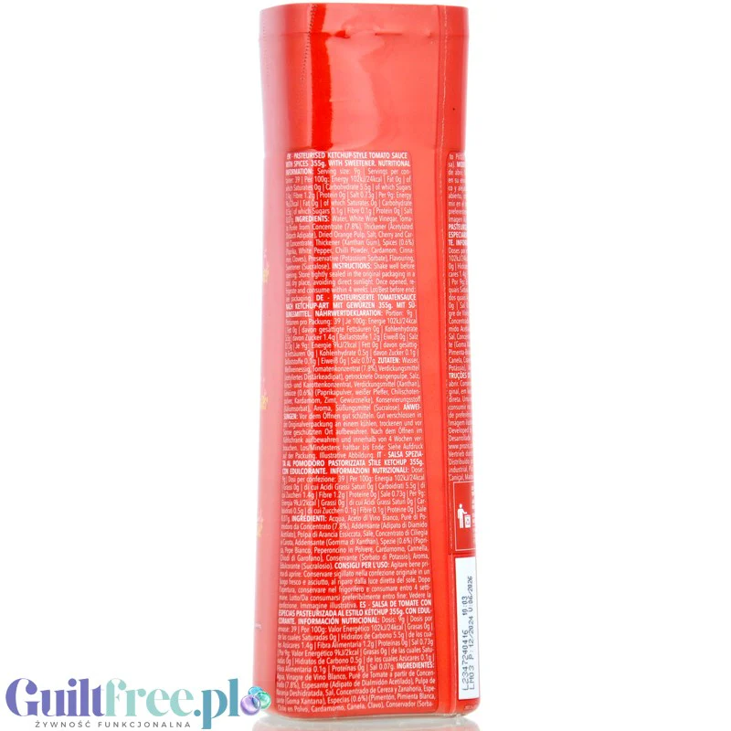 Prozis Ketchup Spices 24kcal - pikantny ketchup bez cukru i tłuszczu - Image 3
