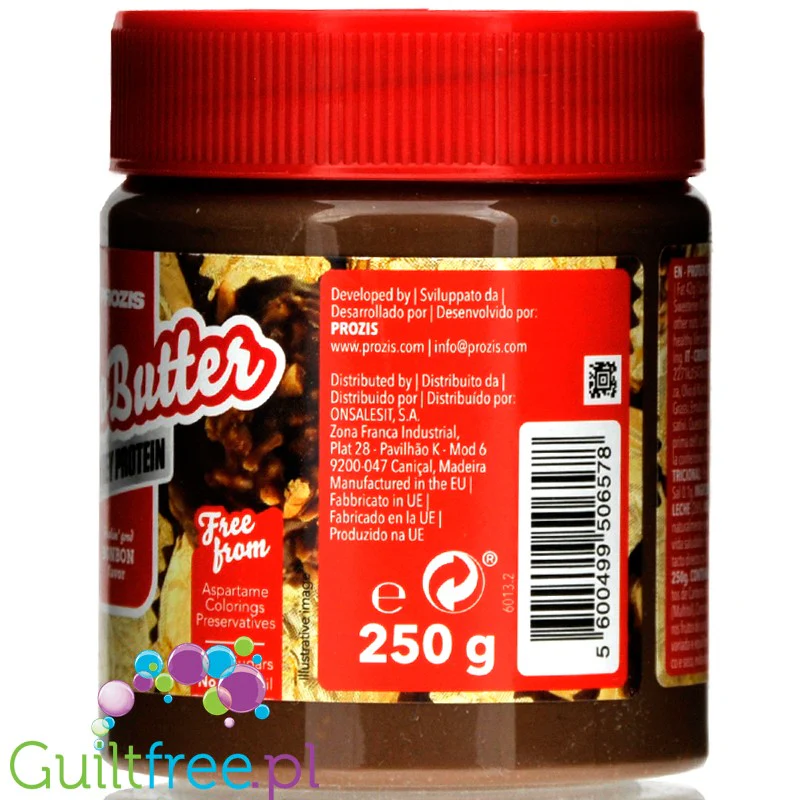 Prozis Whey Choco Butter Bonbon - proteinowy krem czekoladowy o smaku pralinkowym - Image 4
