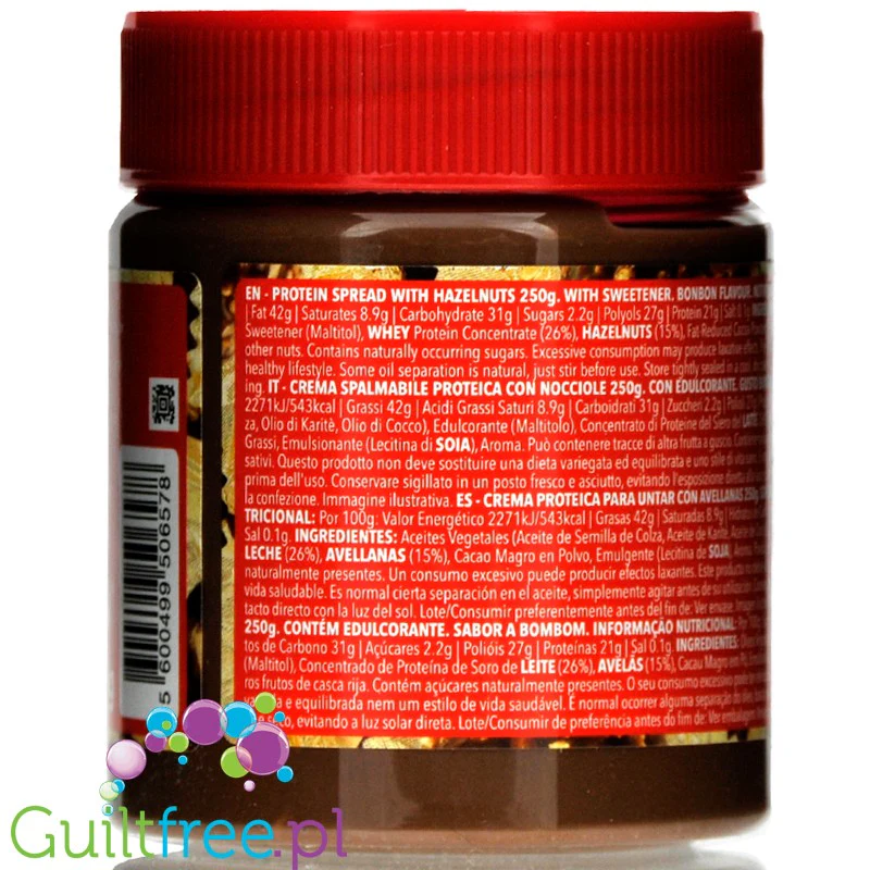 Prozis Whey Choco Butter Bonbon - proteinowy krem czekoladowy o smaku pralinkowym - Image 5