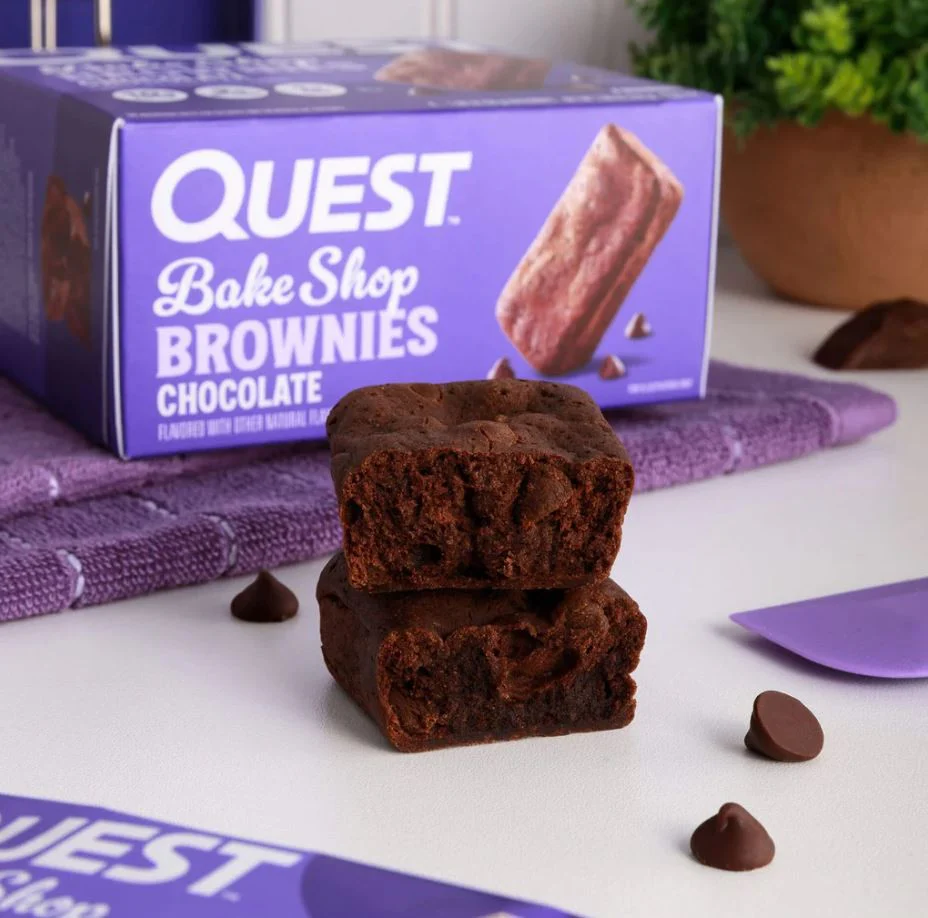 Quest Bakery Shop Chocolate Brownie - proteinowe brownie z czekoladą 10g białka - Image 3