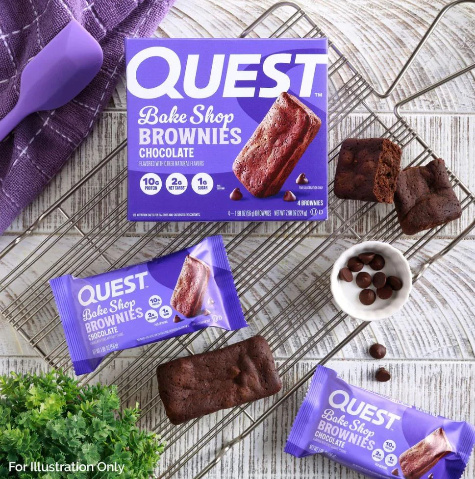 Quest Bakery Shop Chocolate Brownie - proteinowe brownie z czekoladą 10g białka - Image 4