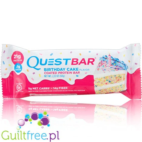 Quest Bar Birthday Cake pudełko x 12 batonów - Image 3