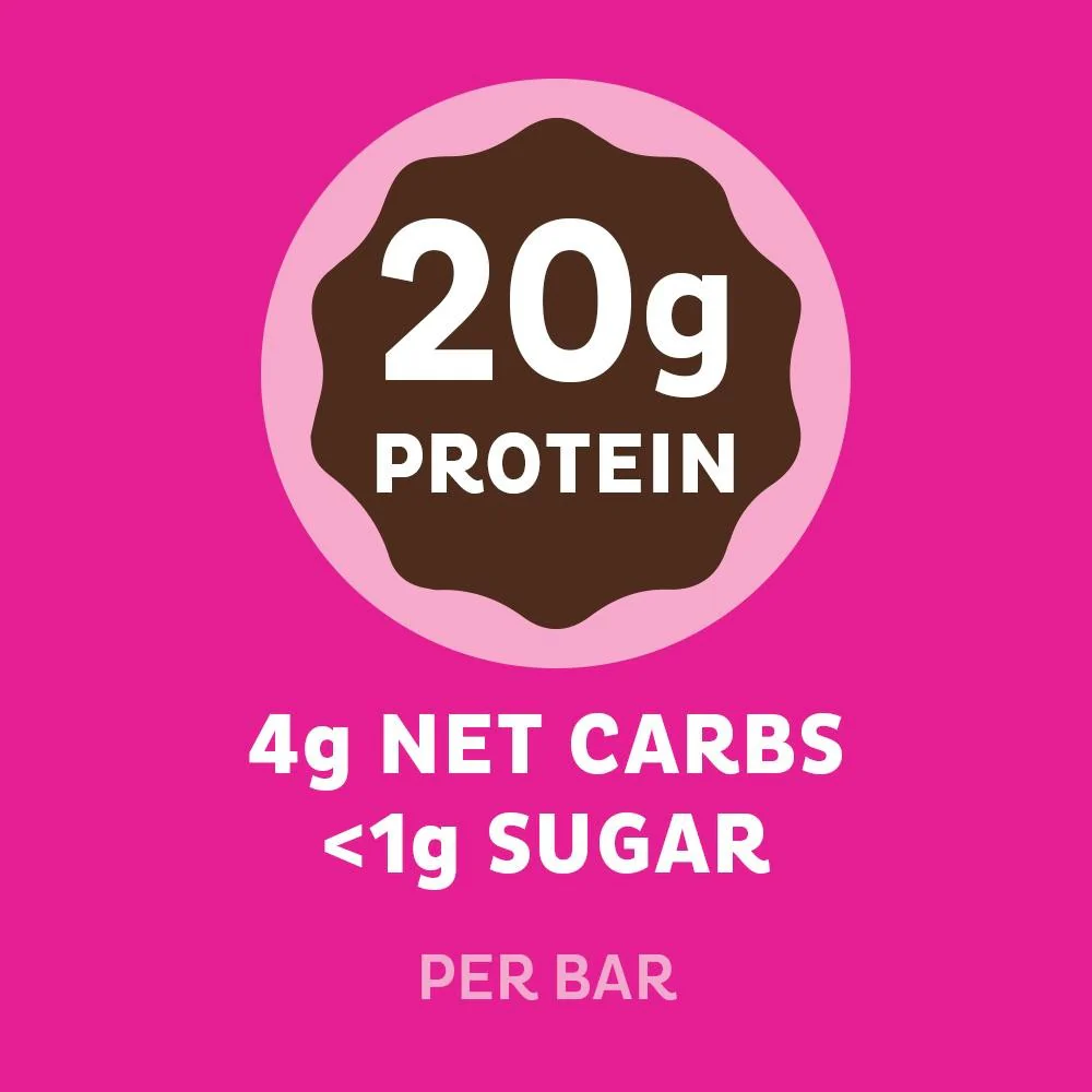 Quest Bar Chocolate Sprinkled Doughnut baton proteinowy tylko ze stewią i erytrolem - Image 3