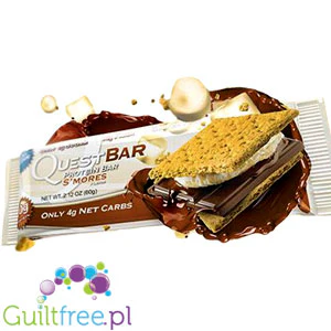 Quest Bar S'mores - baton proteinowy Marshmallow & Czekolada 20g białka - Image 3