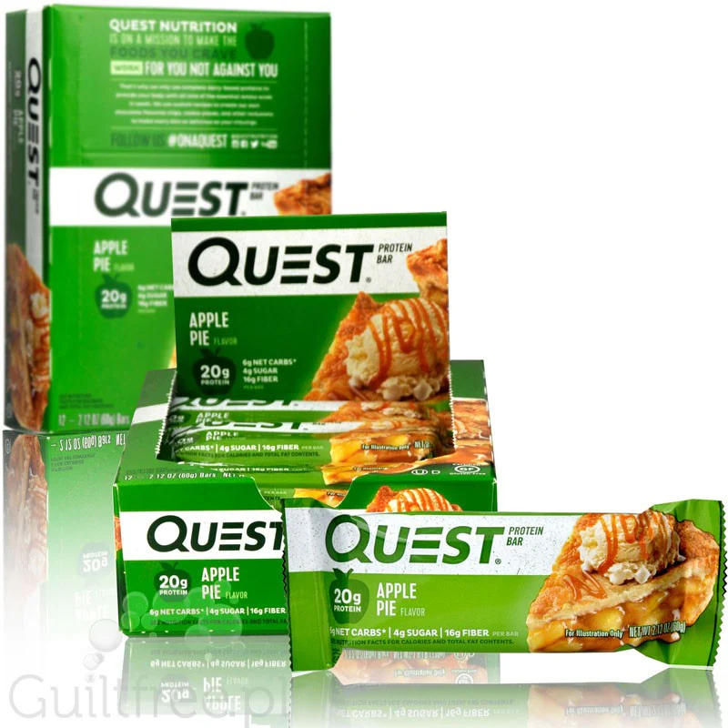 Quest Bar Apple Pie PUDEŁKO X 12 SZTUK - RESTOCK SEZONOWY