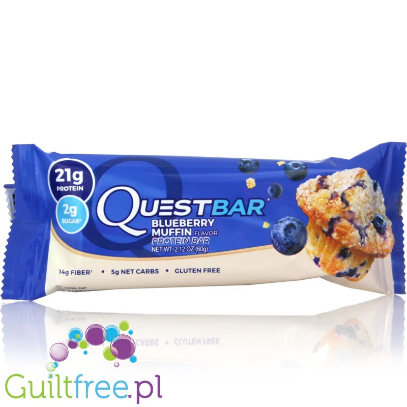 Quest Bar Blueberry Muffin pudełko x 12 batonów - Image 2