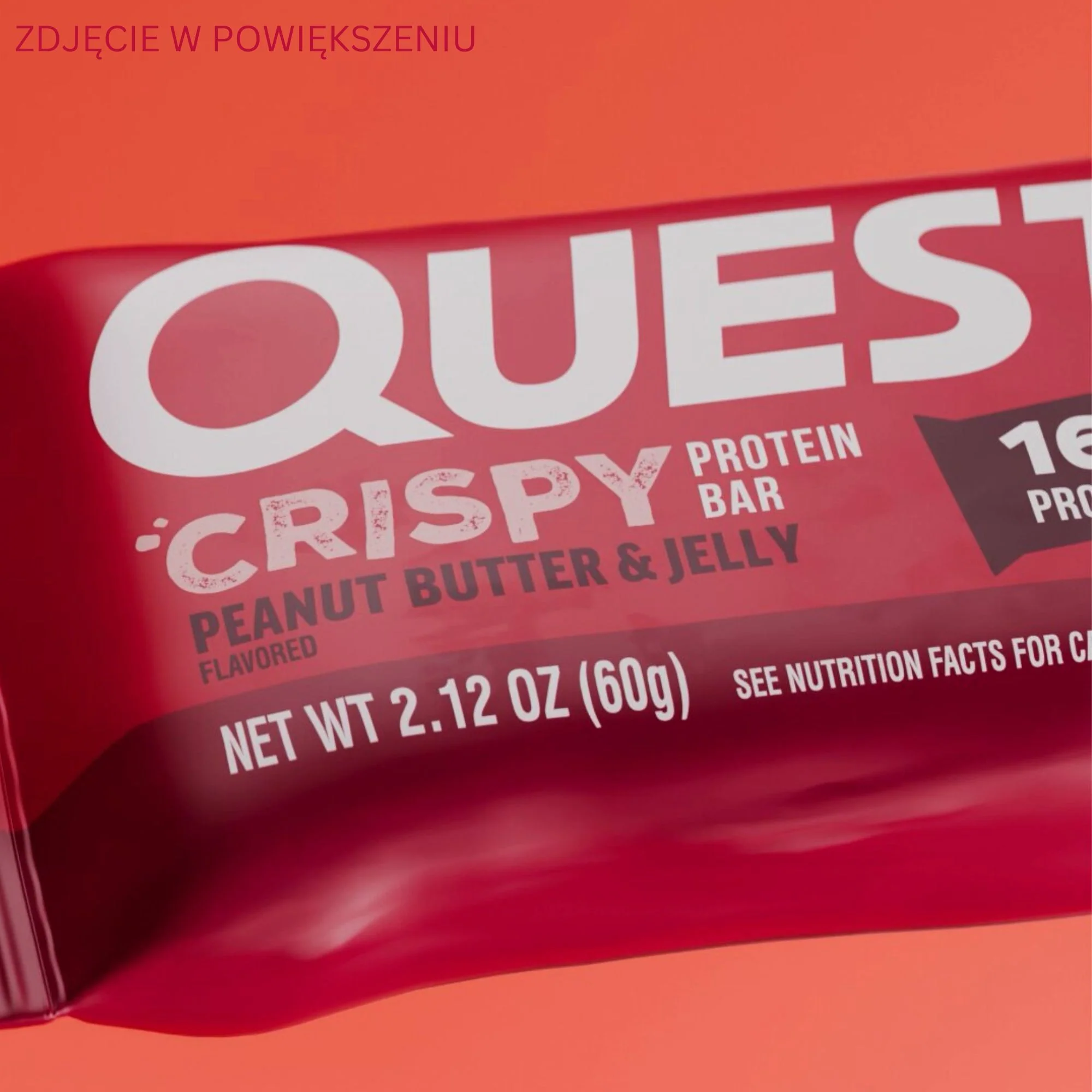 Quest Hero Crispy Protein Bar Peanut Butter & Jelly - Image 8